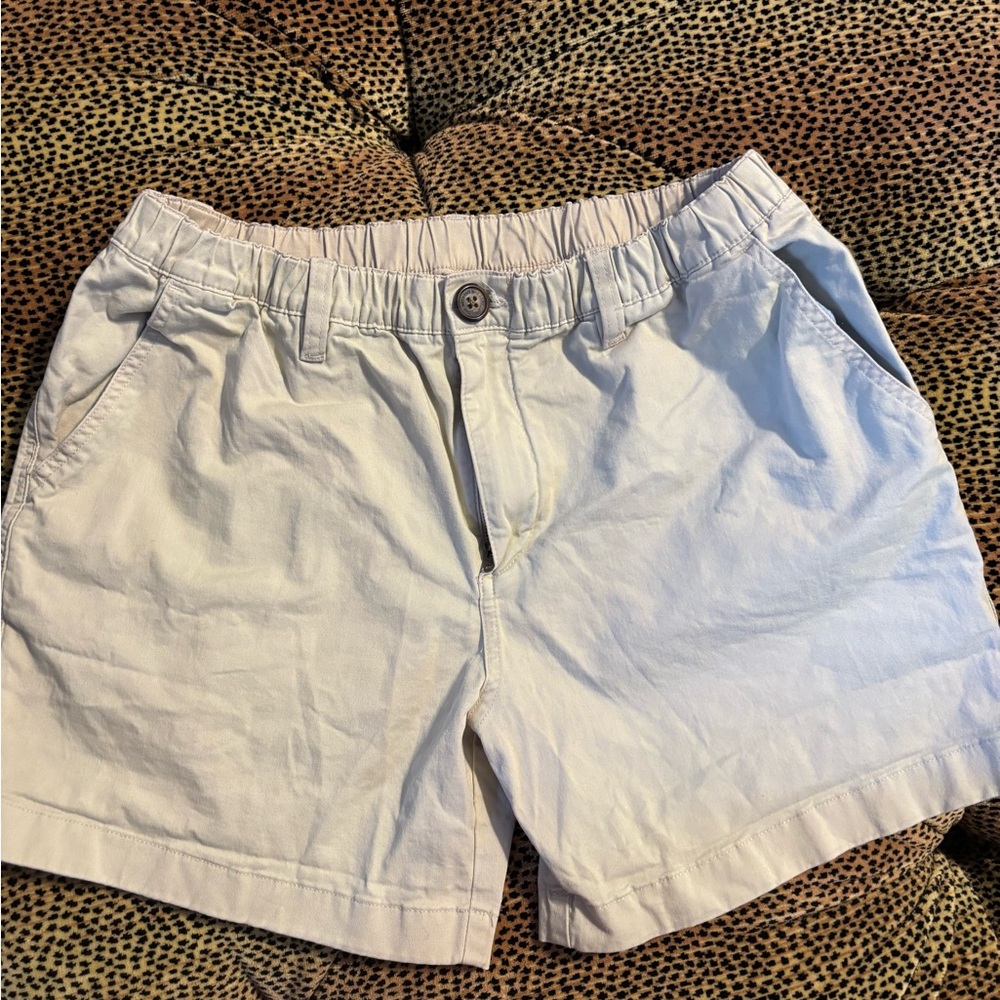 Chubbies Men's Cream Hybrid Shorts